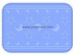 100% polyester embossed baby blanket YKB1934