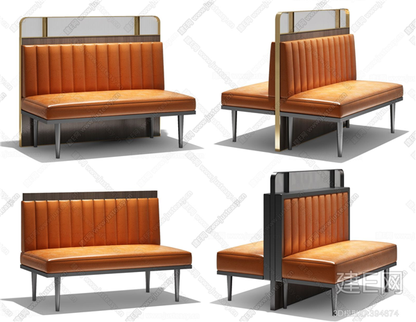 杭州餐厅实木桌椅沙发家具定制 3