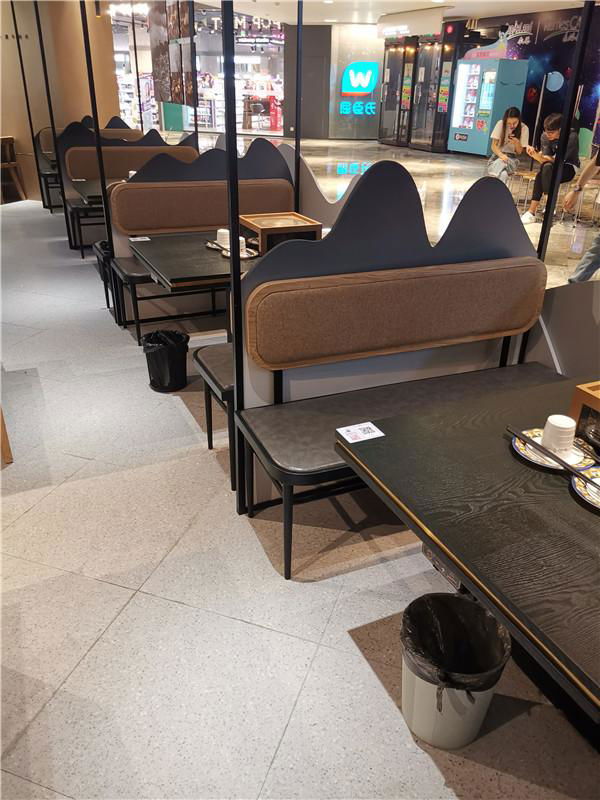 杭州餐厅实木桌椅沙发家具定制 4
