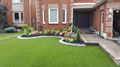 8 years warranty UV resistant natural looking artificial grass for landscape 5