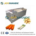 Industrial Potato Carrot Beetroot Peanut Ginger Washing And Peeling Machine