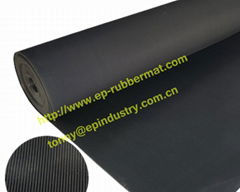 Fine Ribbed Rubber Sheet from Qingdao Singreat in chinese
