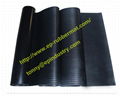 Wide&Narrow Ribbed Rubber Sheet from