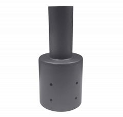 Round Pole Top Bracket Duty Cast Aluminum Round Tenon Adaptor for 3′′ Od Round P