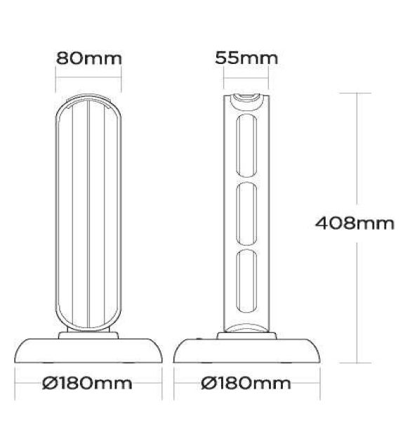 UV-C Light 38W Sterilization Lamp Germicidal Light 4