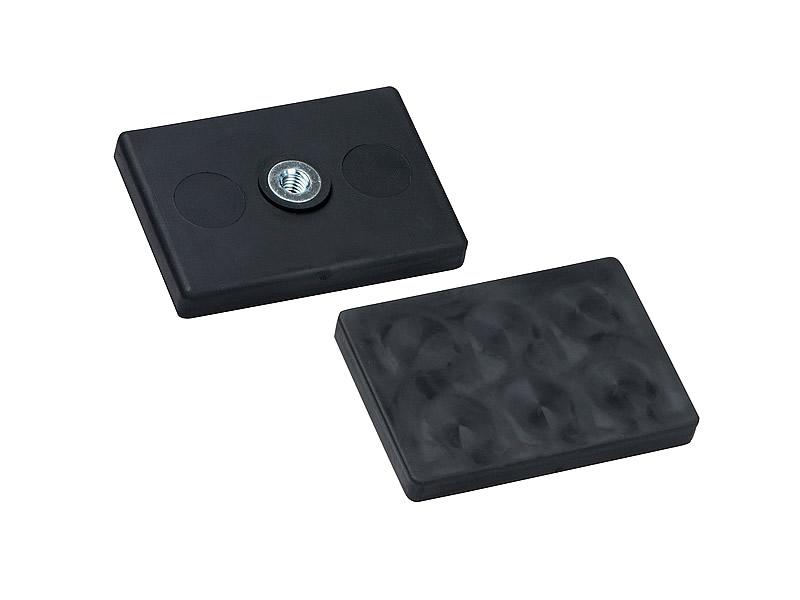 Rubber Covered Rectangular Magnet Assembly NdFeB