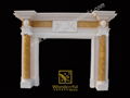 Marble fireplace mantel-WDF01