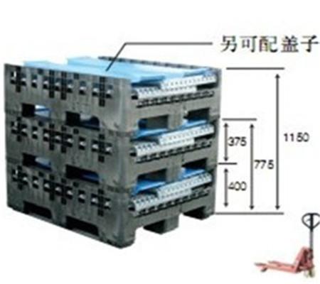 天津可折叠塑料卡板箱厂家直销 2