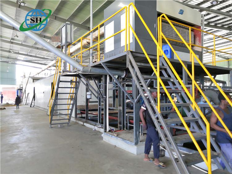 Recycle waste paper box egg tray and fruit tray production line 5000 pcs / hr