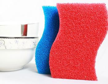 Multipurpose kitchen sponge breathable reticulated silica gel sponge 4