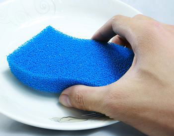 Multipurpose kitchen sponge breathable reticulated silica gel sponge 5