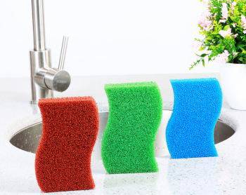 better sponge brush clean silicone sponge for kitchen washing