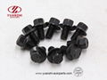 Custom Black Hexagon Flange Bolt