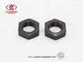 Custom Black Hexagon Lock Nuts 2