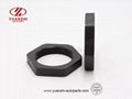 Black Carbon Steel Hexagon Heavy Nuts 2