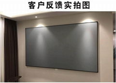 TPU black raster projection screen