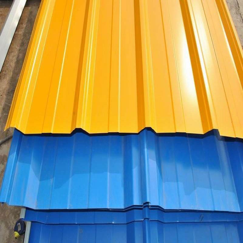 1050 Prepainted Steel Roofing Sheets with Felt in Ral7016 5
