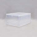 Free sample hot selling clear plastic large drop front shoe box 3