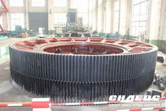 Ball mill girth gear steel casting girth gear