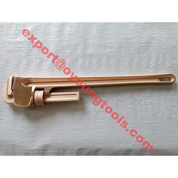 Non Sparking Tools Pipe Wrench By Copper Beryllium ATEX