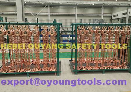 Spark Resistant Lifting Chain Hoist Block Copper Beryllium 3
