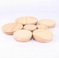 Wooden Lid for Candle Glass Jar 1