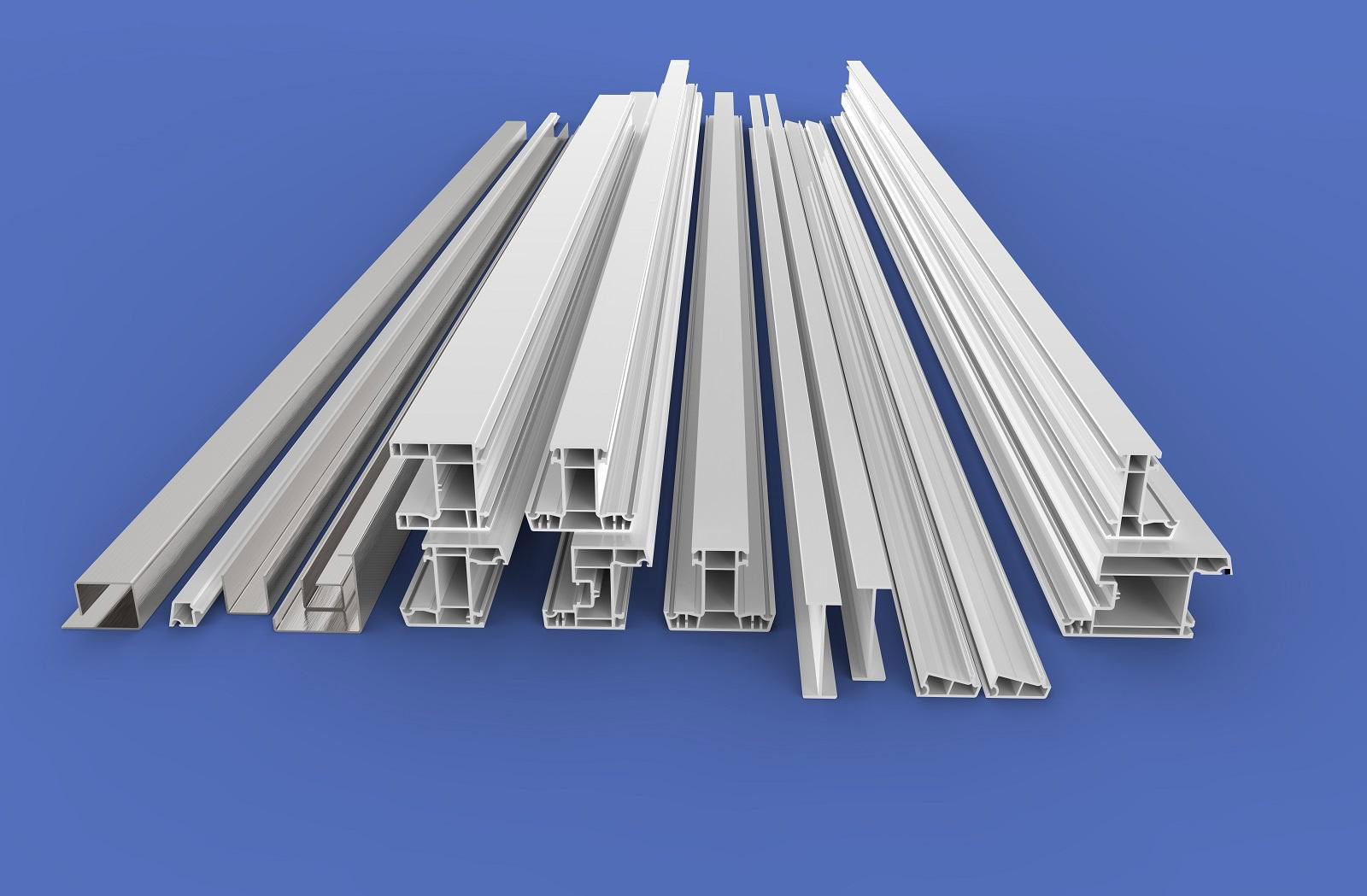  White color 60 Casement Plastic Profiles series