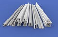  White color 60 Casement Plastic Profiles series 1