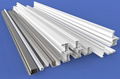 White color 60B Casement Plastic Profiles series 5