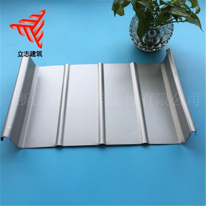 0.7、0.8、0.9mm  65-430型铝镁锰板金属合金屋面板 4
