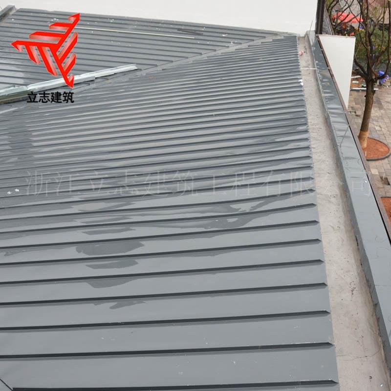 定製YX25-330 鋁鎂錳雙鎖邊金屬屋面板 金屬幕牆系統 2
