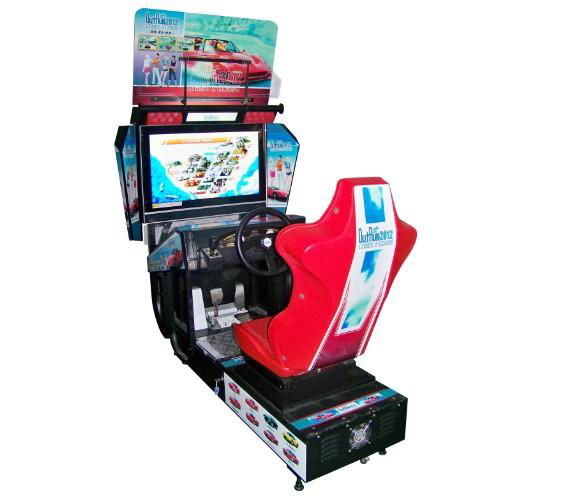Coin operated 32''LCD Out Run Car Racing Game Machine 2