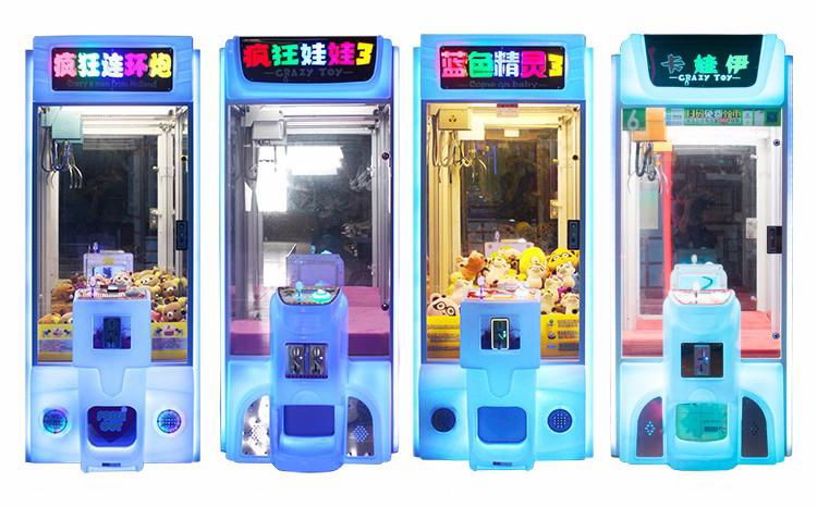 Crazy Toy 3 Small Claw Arcade Plush Toy Crane Vending Machine In Malaysia 4