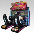 Coin operated 32''LCD TWIN Out Run Car