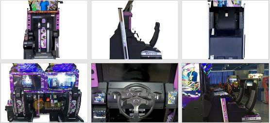 Wholesale Arcade Initial D 8 Arcade Coin Operated Car Racing Game Machine  4