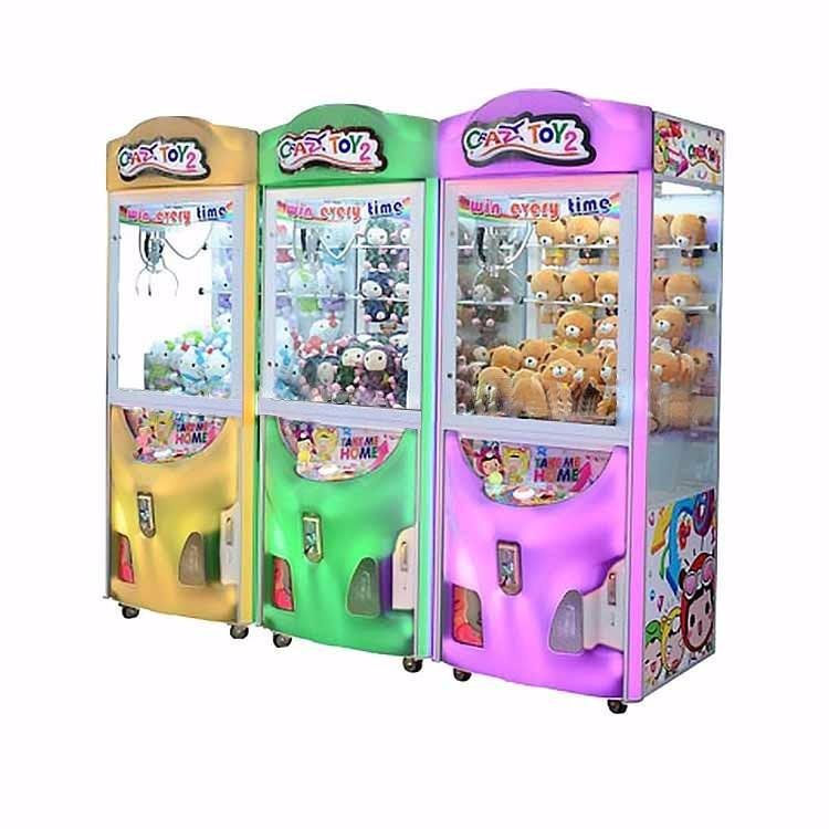 Crazy Toy 2 Small Claw Arcade Plush Toy Crane Vending Machine In Malaysia 2
