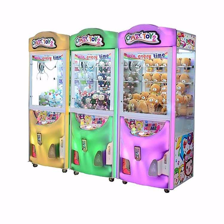 Crazy Toy 2 Small Claw Arcade Plush Toy Crane Vending Machine In Malaysia - YUTO-16 - YUTO