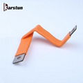 bridge shaped bare battery copper bus bar with black heat shrink tube for canada