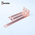 bare custom copper solid flat bus bar with round holes 2