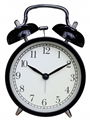 Hot selling classic metal twin bells alarm clock 1