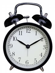 Hot selling classic metal twin bells alarm clock