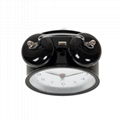 Hot selling classic metal twin bells alarm clock 2