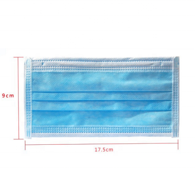 Disposable 3Ply 3 Ply Non Woven Anti Flu Virus Dust Mouth Mask 2