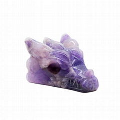 Amethyst Skulls