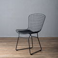 Modern Furniture Metal Replica Harry Bertoia Chrome Wire Side Chair 2