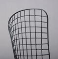 Modern Furniture Metal Replica Harry Bertoia Chrome Wire Side Chair 5