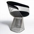 Premium Stainless steel Replica Warren Platner Armchair  3