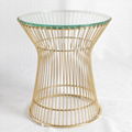 Stainless Steel Frame Replica Warren Platner Side Table 3