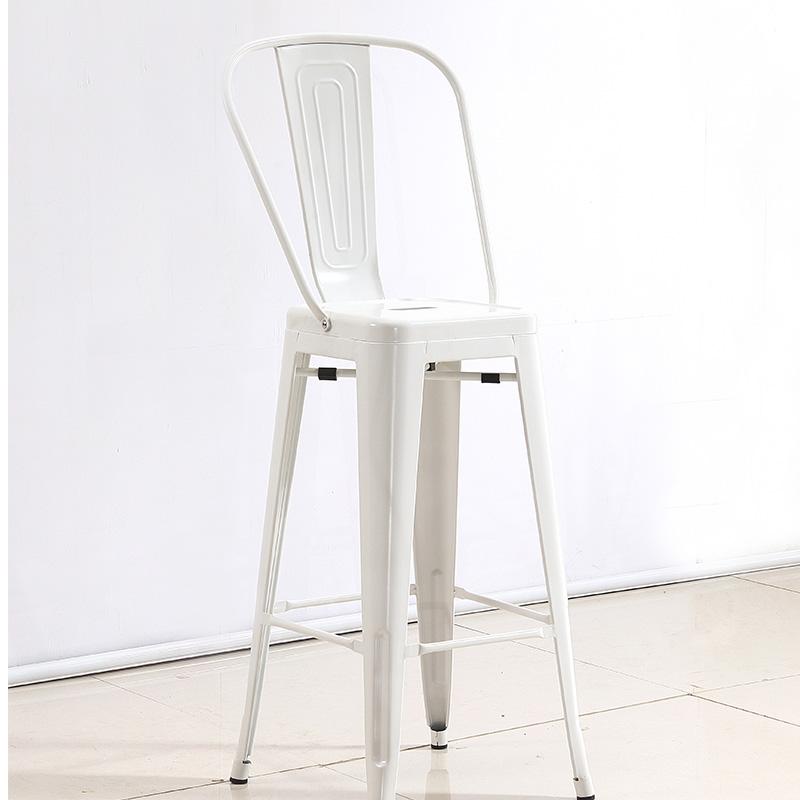 Replica Metal Tolix Bar Stool with backrest 3