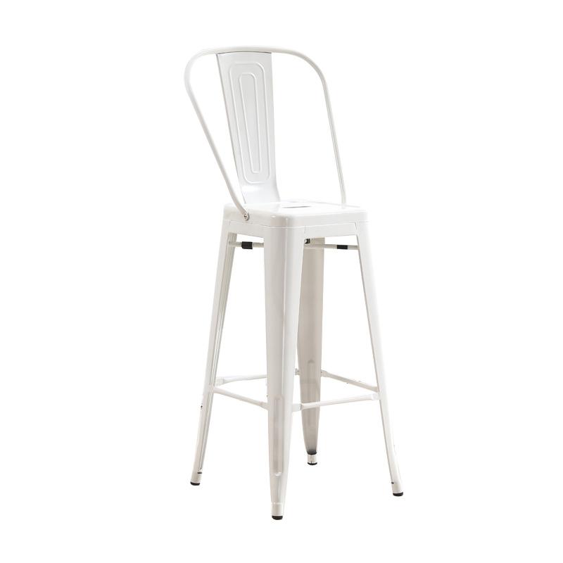 Replica Metal Tolix Bar Stool with backrest 5